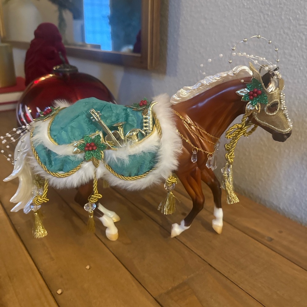 Breyer Festive Horse with Teal and Gold Details